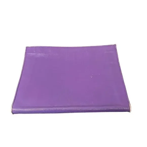 Vintage Prada for I. Magnin Large Purple Clutch Pouch - Picture 2 of 4